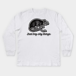 Big City Things Kids Long Sleeve T-Shirt